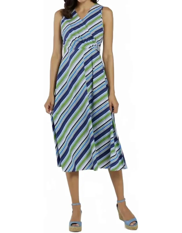 Easton Stretch Poplin Midi Dress