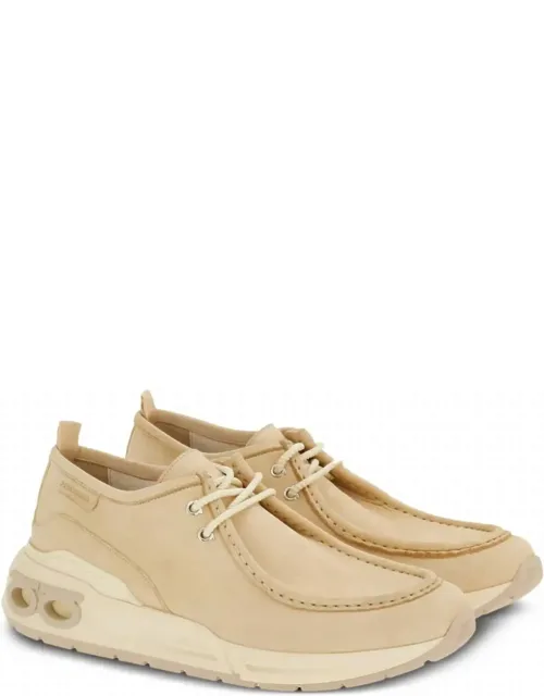 Lace-up Leather Sneakers