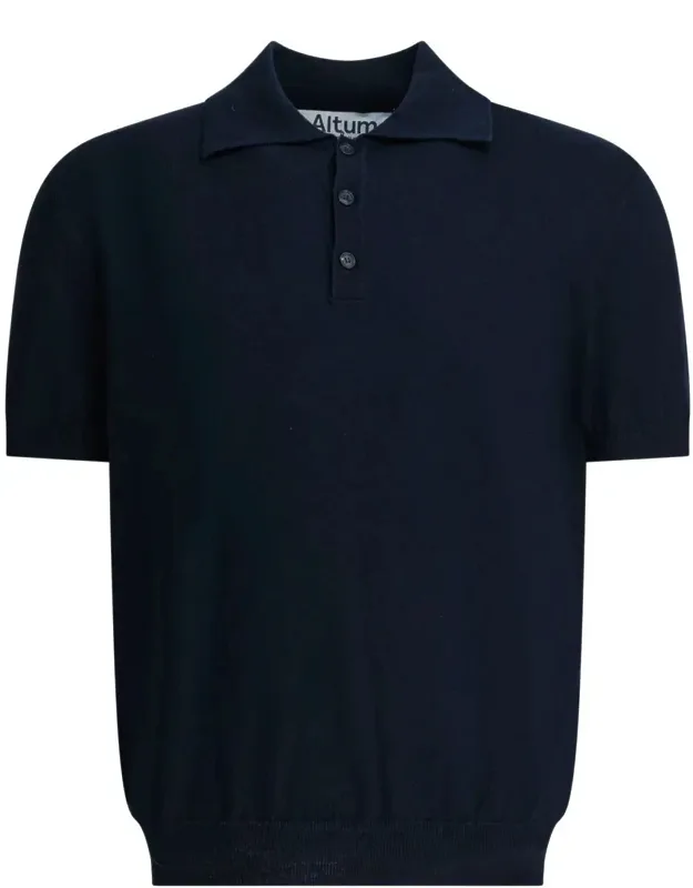 Cotton Polo Shirt With Short Sleeves
