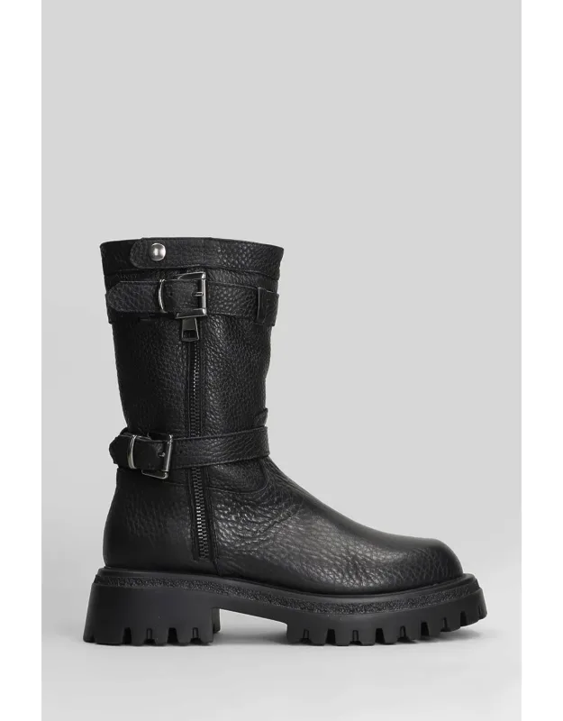 Norvegia Low Heel Ankle Boots