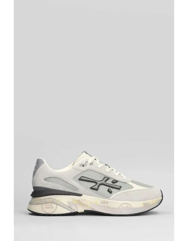 Moerun Sneakers In Suede And Fabric