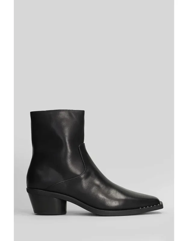 High Heels Ankle Boots, Pointed Toe, Side Zip