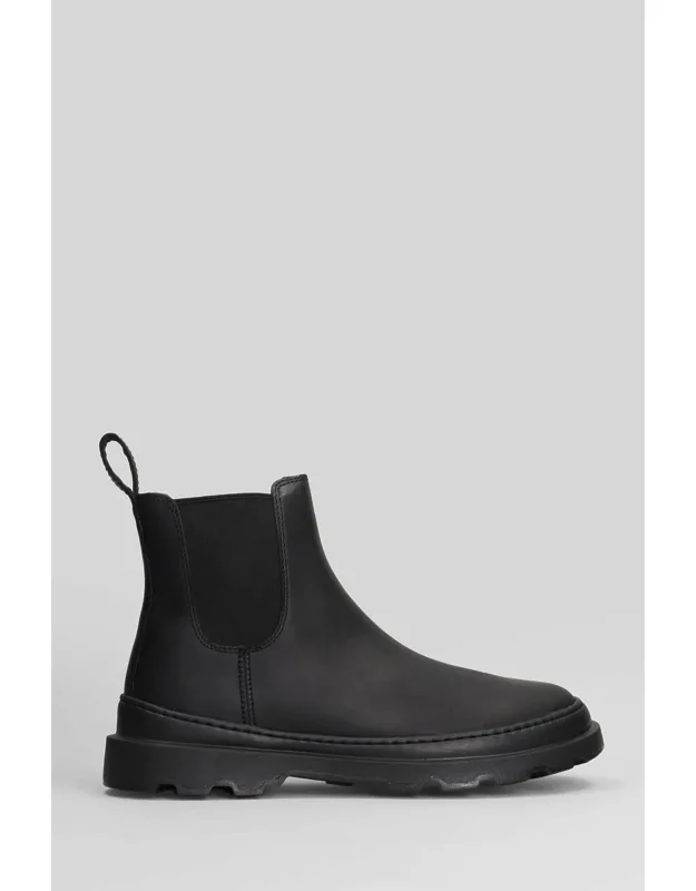 Camper Brutus Ankle Boots - Slip On Round Toe