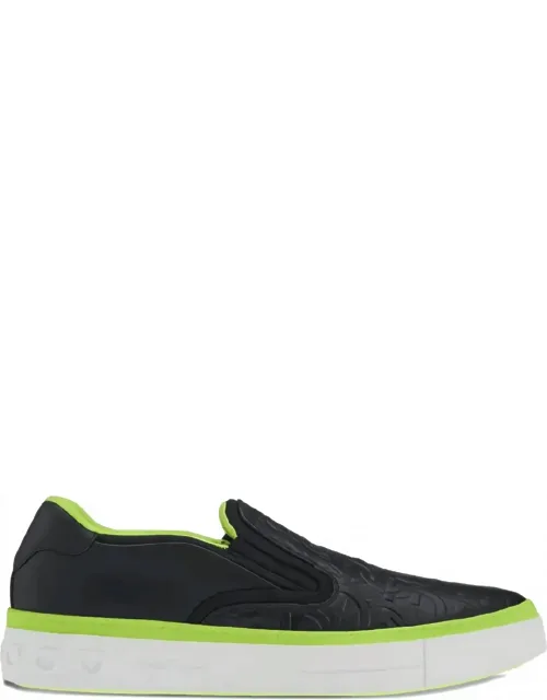 Embossed-logo Slip-on Sneakers