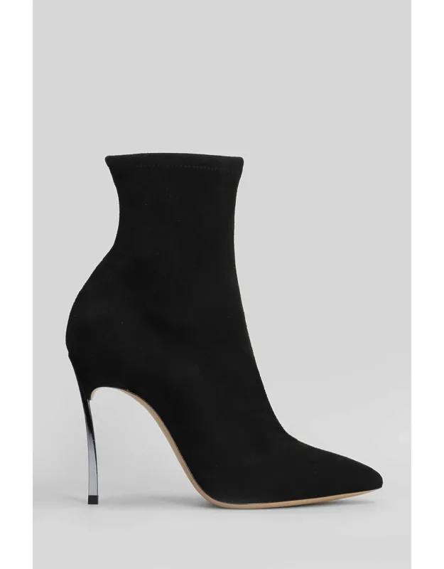 Blade Stretch High Heels Ankle Boots