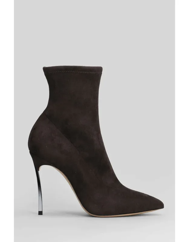 Blade Stretch High Heels Ankle Boots
