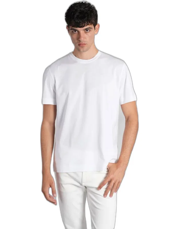 T-shirt With Round Neck And Short Sleeves
