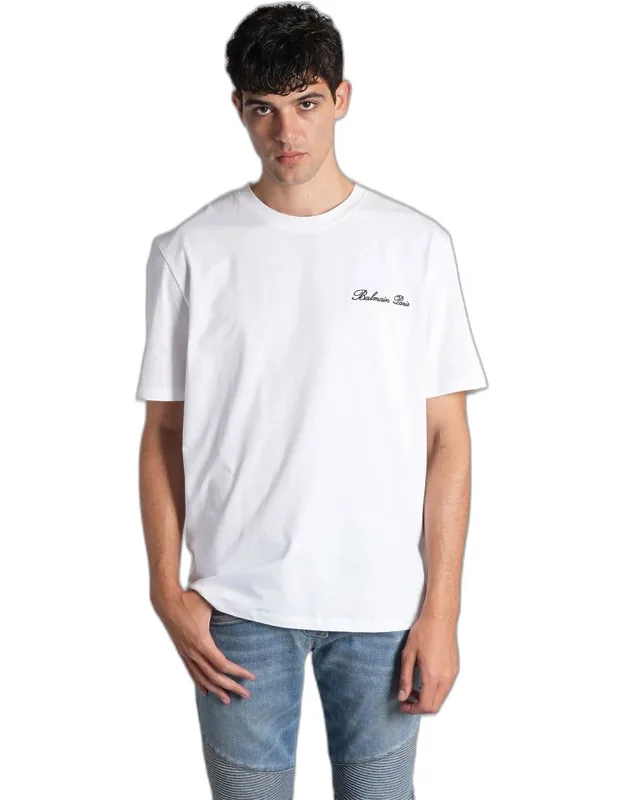 T-shirt With Round Neck And Short Sleeves