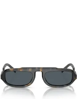 Giorgio Armani Sunglasses Ar8203 604887 Blue Havana Acetate Italy