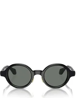 Giorgio Armani Rounded Acetate Sunglasses