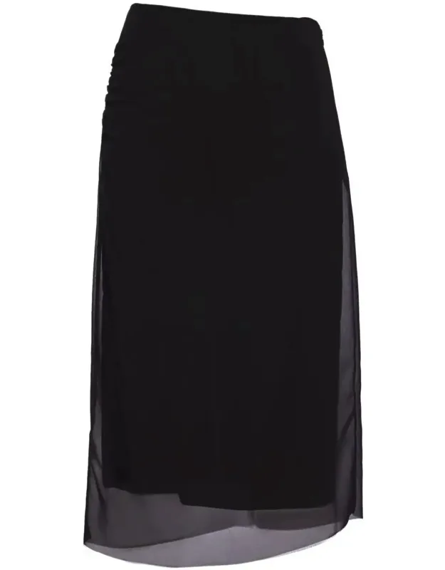 Georgette Pencil Skirt
