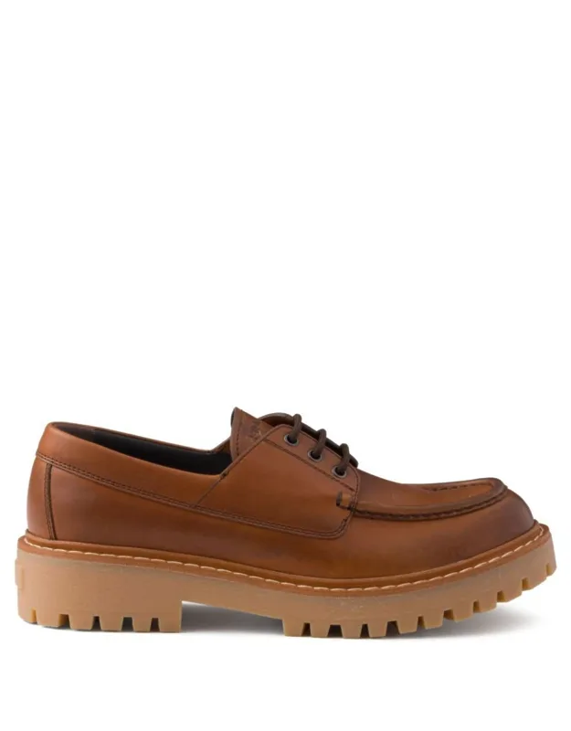 Laced Leather Loafers