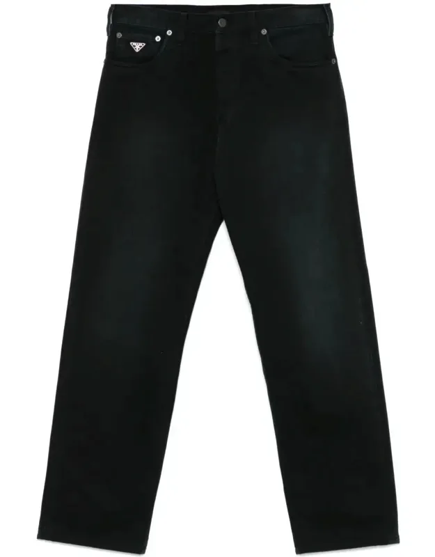 Straight Leg Tapered Jeans