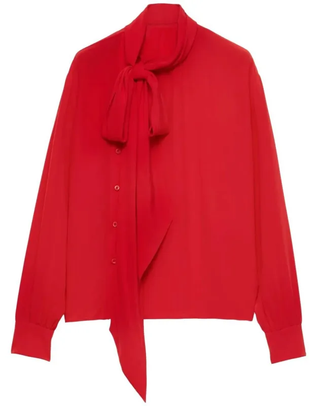 Marocain Silk Shirt