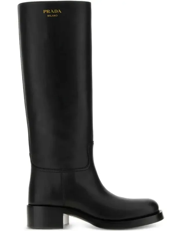 Leather High Boots