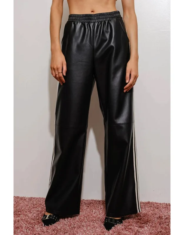 Vegan Leather Pants