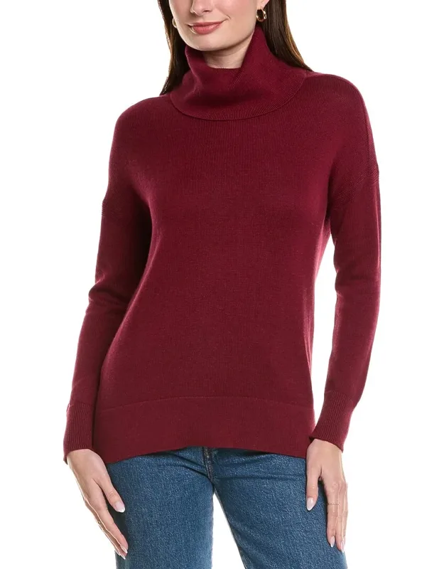 Boxy Turtleneck Cashmere-blend Sweater