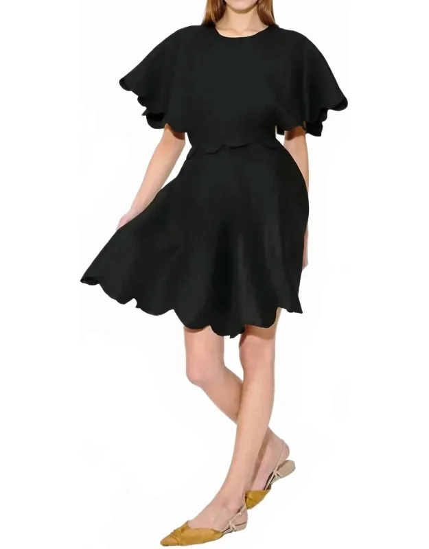 Scalloped Buttercup Dress
