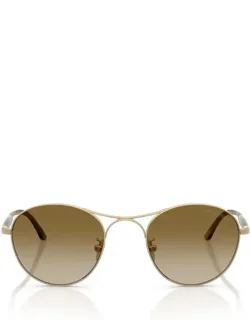 Sunglasses Ar6177 341713 Matte Pale Gold Metal Italy
