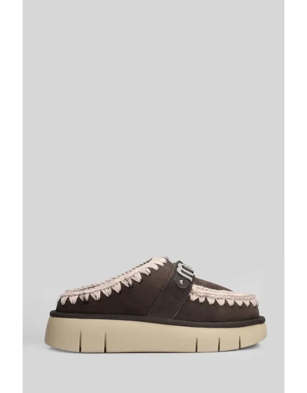 Bounce Clog Slipper-mule With Round Toe And Slip On