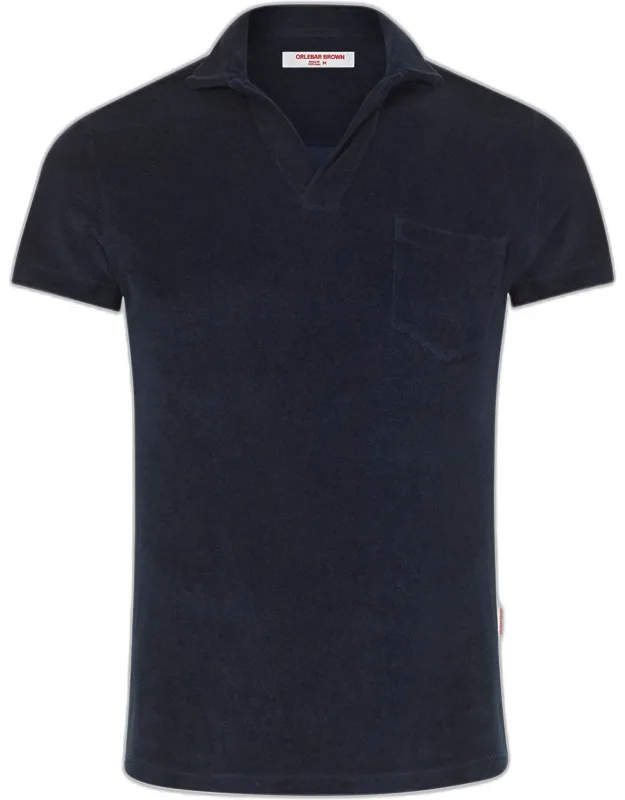 Cotton Terry Polo Shirt