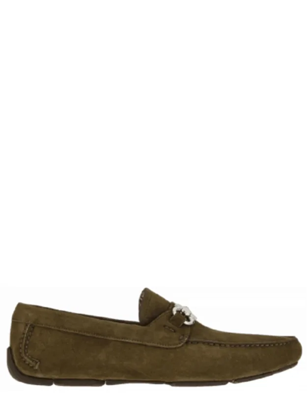 Drivers With Gancini Ornament Loafers