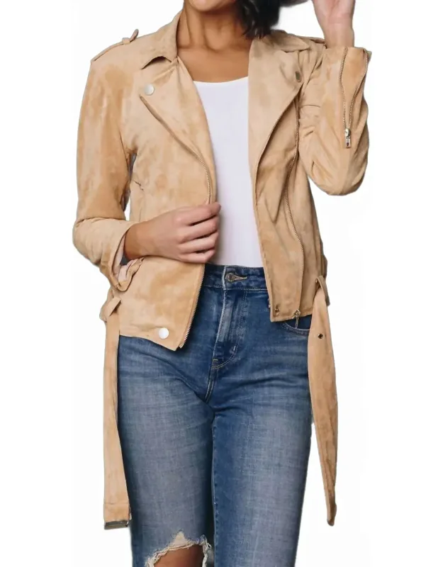 Faux Suede Jacket