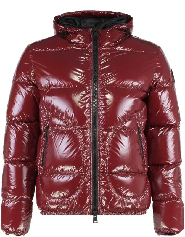 Short Bomber Jacket With Hood