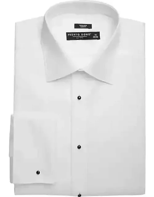 Slim Fit French Cuff Tuxedo Shirt