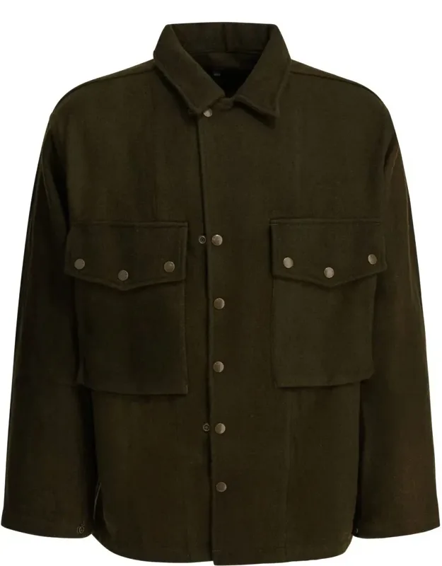 Wool Overshirt Jacket