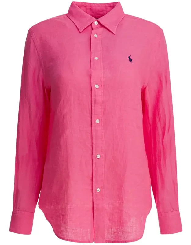 Classic-fit Linen Shirt