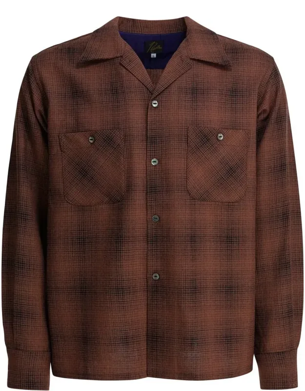 Checked Wool "one-up" Shirt
