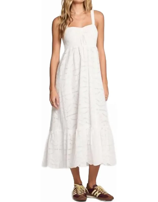 Harbor Midi Eyelet Dress