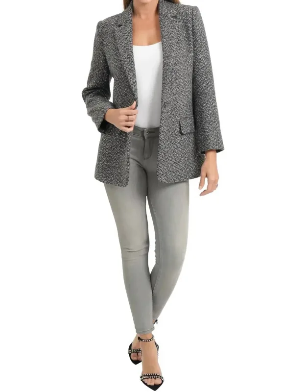 Jeweled Boyfriend Blazer