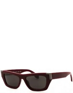 Sunglasses Cat Eye Full Rim, Black Frame And Dark Grey Lens Peri10kmalibu1007