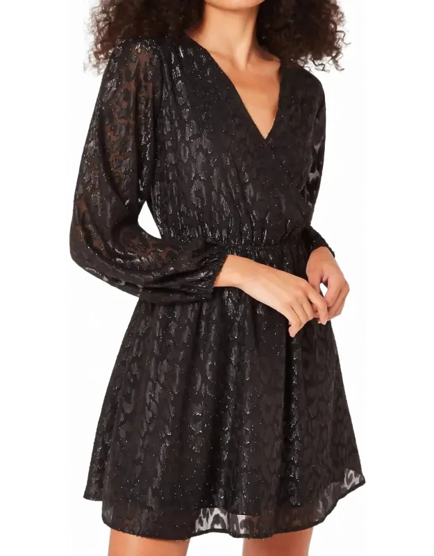 Animal Lurex Jacquard Dress