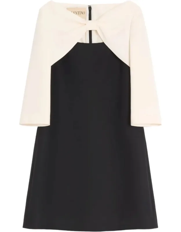 Wool And Silk Mini Dress