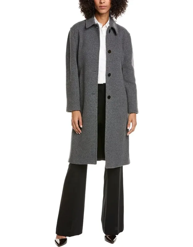 Wool-blend Coat