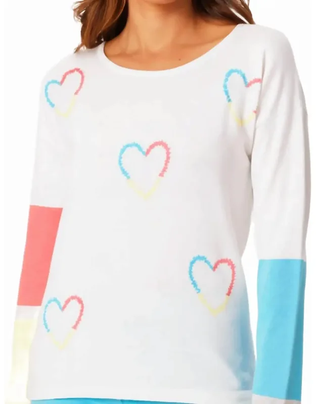 Heart Scoop Neck Top