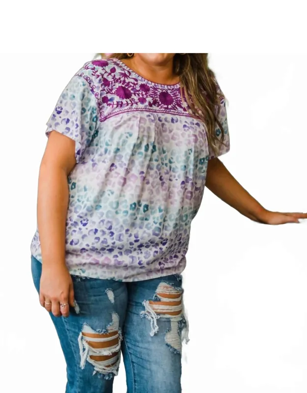 Floral Embroidered Top