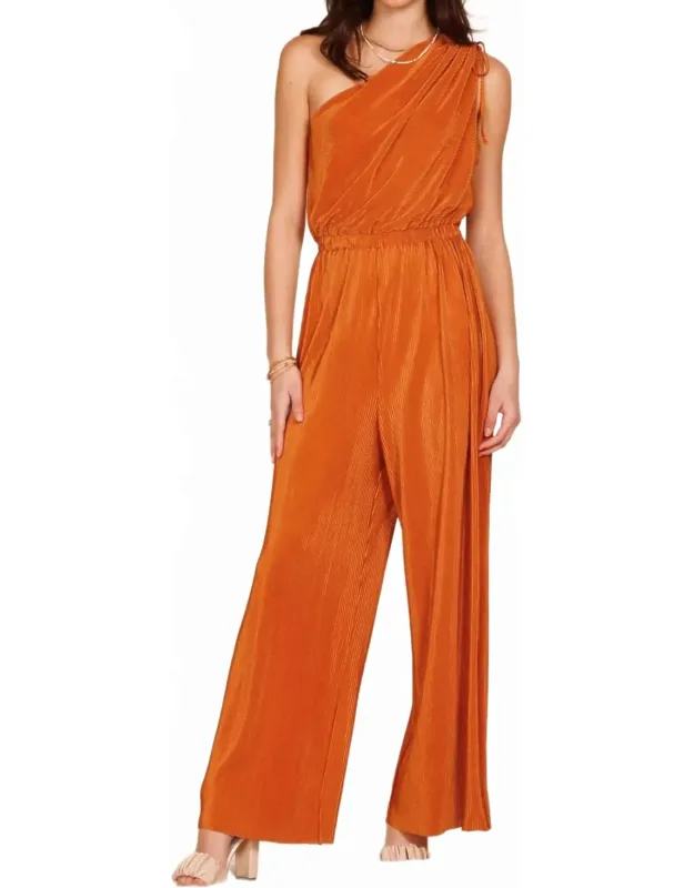 One Shoulder Jumpsuit