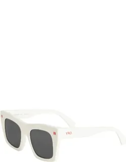 Off-white Sunglasses Square Full Rim With Frame And Lens