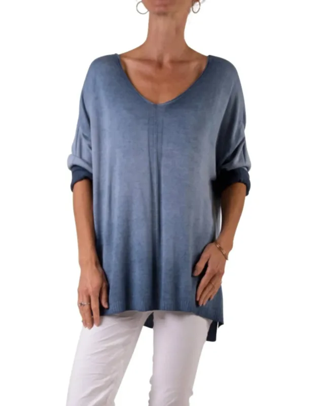 Knit V-neck Sweater