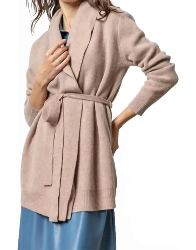 Felted Cardigan Coat Sweater