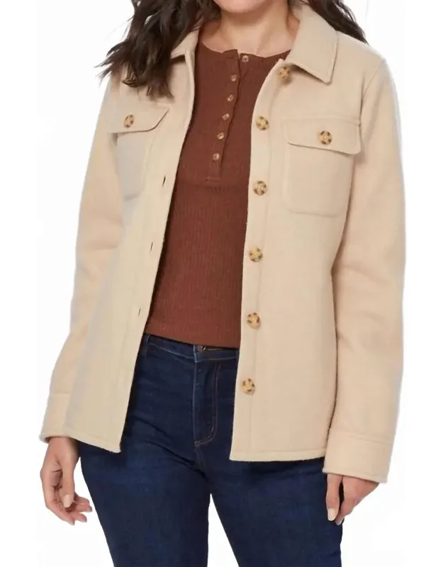 Fleece Shirt Jacket