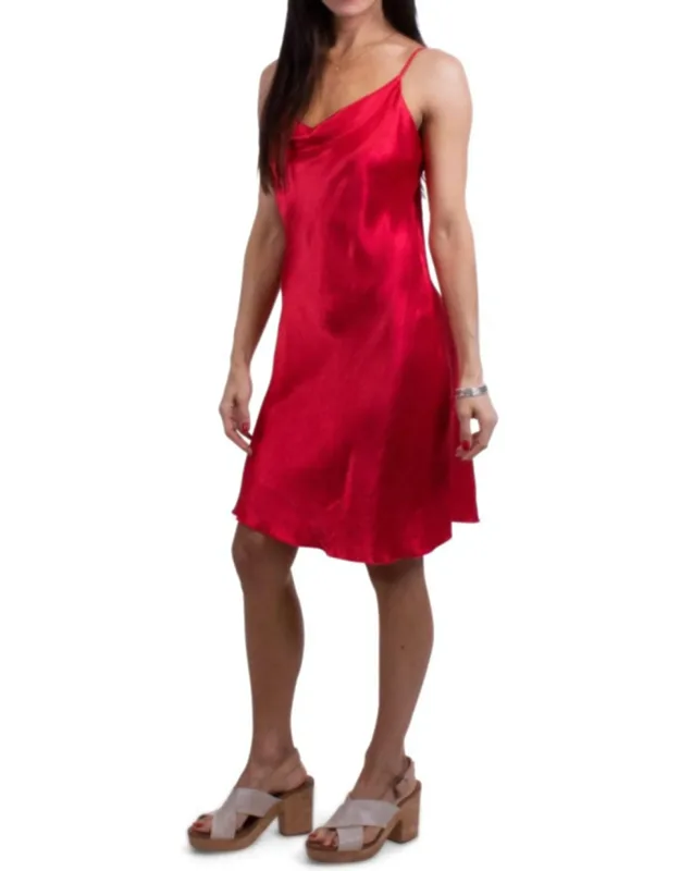 Satin Mini Dress