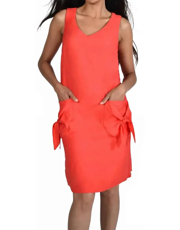 Sleeveless Woven Dress