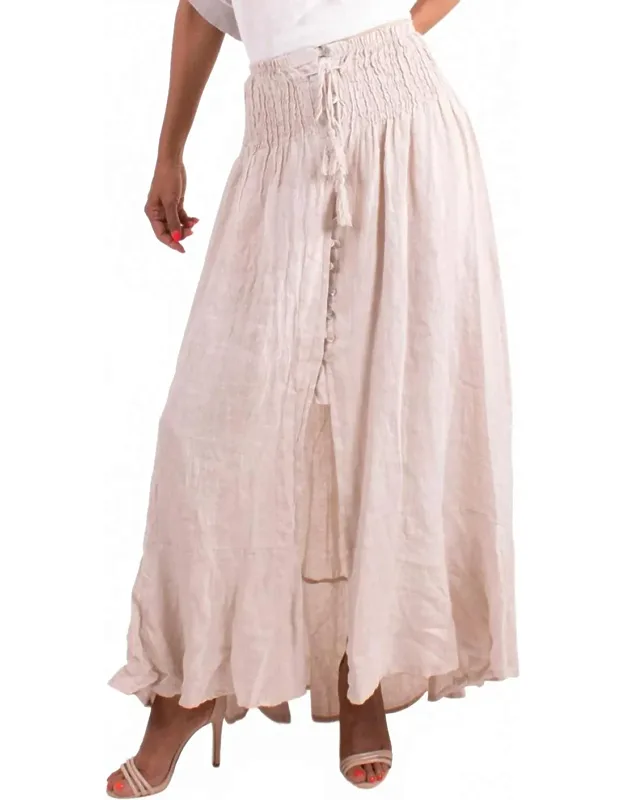 Linen Maxi Skirt