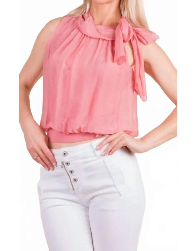 Desio Silk Sleeveless Top