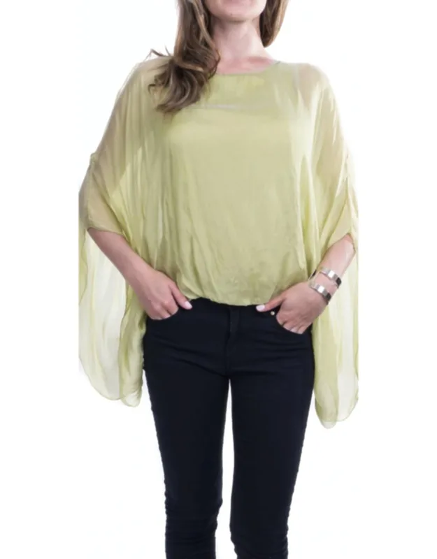 Seta Spalla Crew Neck Blouse